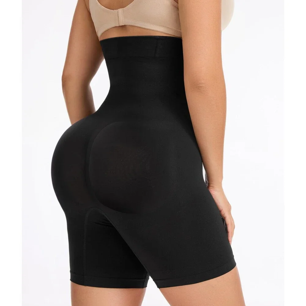SHAPERX Women's High-waisted Tummy Control Shapewear Seamless Zip-up Easy-on L